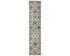 12 Ft Silver Gray Aryana Afghan Hand Knotted Veg Dye Wool Runner Rug